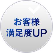 お客様 満足度UP